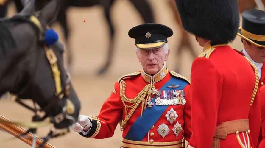 King Charles III at the Trooping the Colour ceremony 