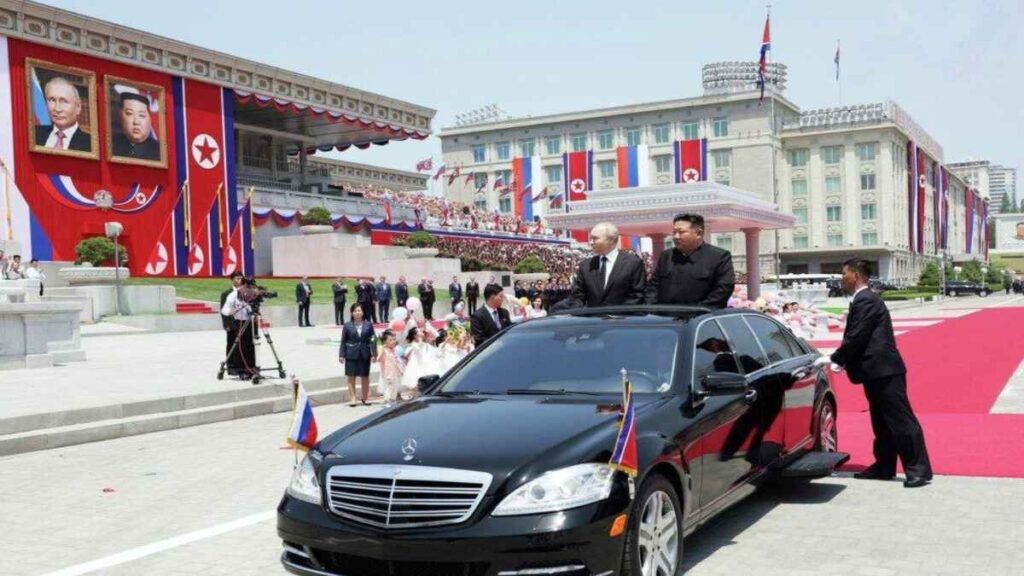 Vladimir Putin in North Korea